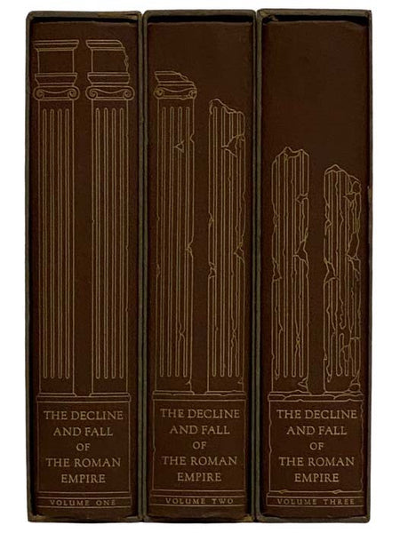 Decline and Fall of the Roman Empire: The History of the Empire from the 1st to the 11th Century A.D. -- Complete in Three Hardcover Volumes with Individual Slipcases (Heritage Press)