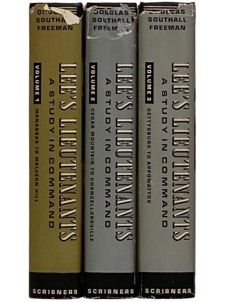 Lee's Lieutenants: A Study in Command, Three Volume Set -- Manassas to Malvern Hill; Cedar Mountain to Chancellorsville; Gettysburg to Appomattox
