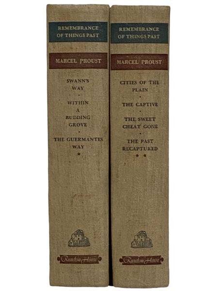Remembrance of Things Past, in Two Volumes: Swann's Way; Within a Budding Grove; The Guermantes Way; Cities of the Plain; The Captive; The Sweet Cheat Gone; The Past Recaptured