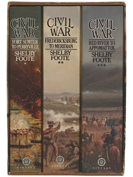 The Civil War: A Narrative, in Three Volumes: Fort Sumter to Perryville; Fredericksburg to Meridian; Red River to Appomattox