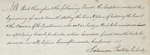 1798-1803 Hartford Default Ledger for City Courts, with ALS from Clerk Solomon Porter Laid In