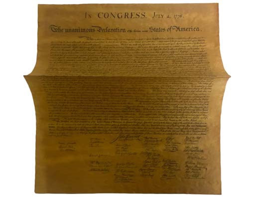 4 Documents of Freedom: Declaration of Independence; Constitution of the United States; Lincoln's Gettysburg Address; Bill of Rights (Authentic Reproductions on Antiqued Parchment)
