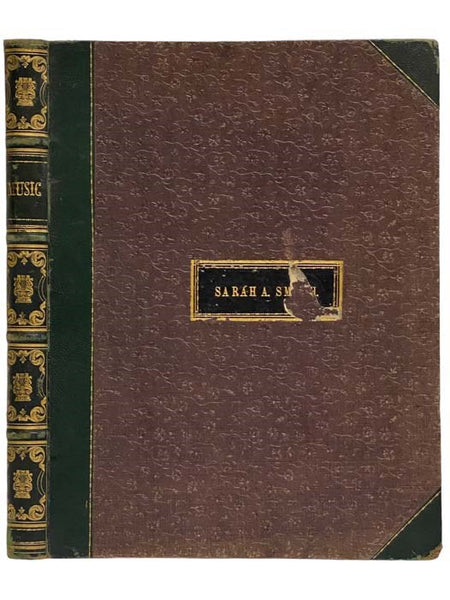 Custom Bound Volume of 19th Century Sheet Music