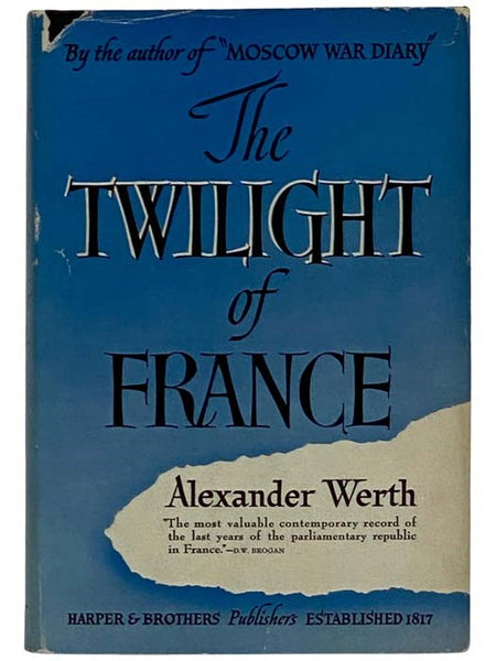The Twilight of France, 1933-1940