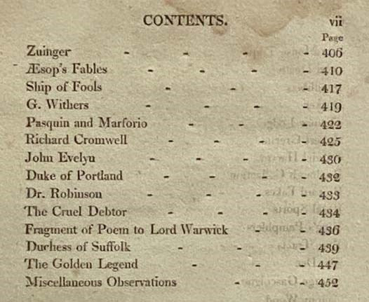 Anecdotes of Literature and Scarce Books, in Two Volumes