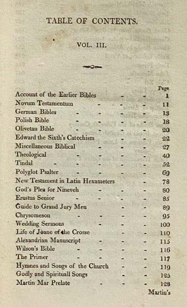 Anecdotes of Literature and Scarce Books, Volume Three Only