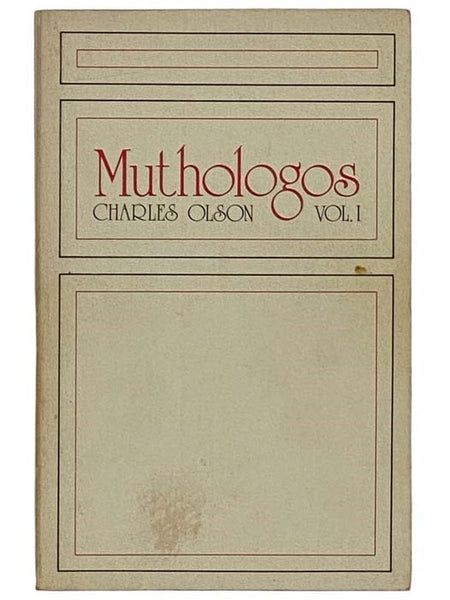 Muthologos: The Collected Lectures and Interviews, Vol. 1 (Writings 35)