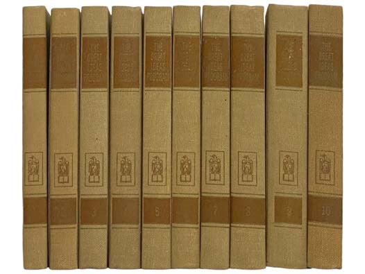 54-Volume Great Books of the Western World Set [with] Publisher's Custom Bookcase and 10-Volume Set of The Great Ideas Program