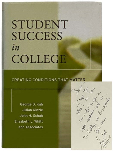 Student Success in College: Creating Conditions That Matter