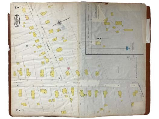 1927 Sanborn Map Company Insurance Maps for Spencerport, New York with 1949 Edits