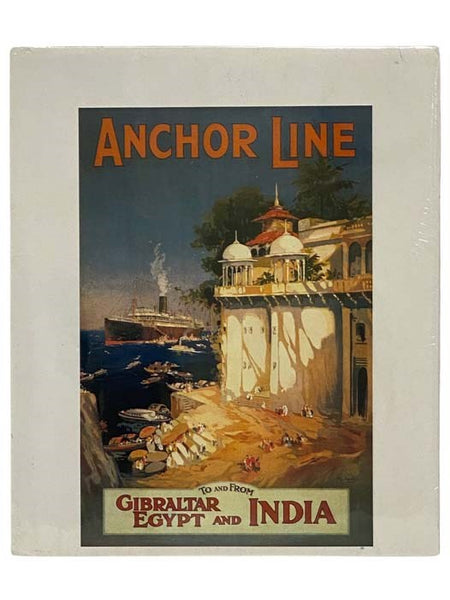 1930s W. Welch Anchor Line Travel Poster