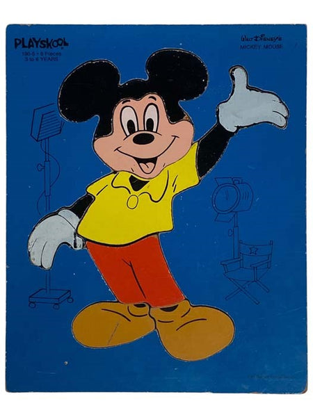 Playskool 8 Piece Mickey Mouse Wooden Puzzle, 190-5, Ages 3 to 6 Years
