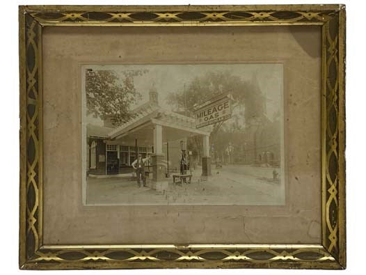 Framed Black-and-White Photograph of East Ave/Winton (?) [Rochester, New York]