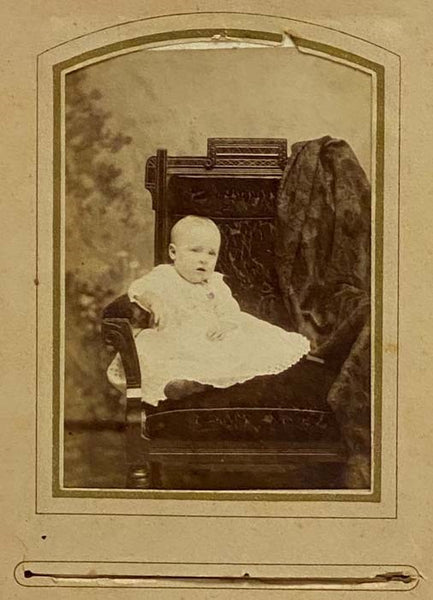 Black Leather Nineteenth Century Photo Album
