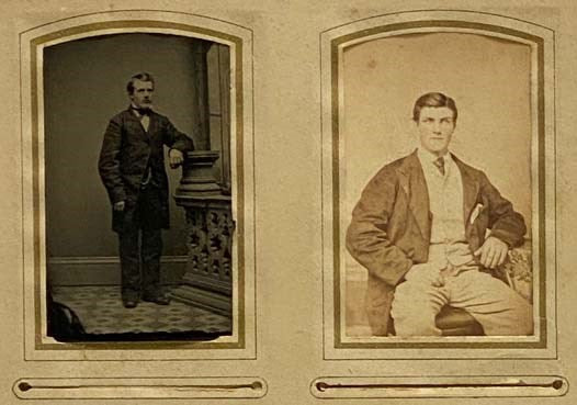 Black Leather Nineteenth Century Photo Album