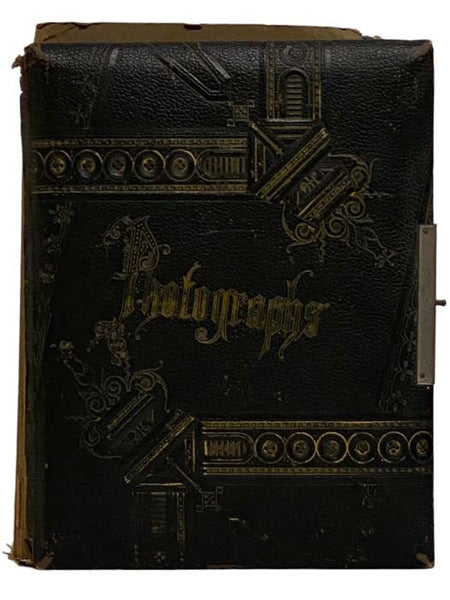 Black Leather Nineteenth Century Photo Album