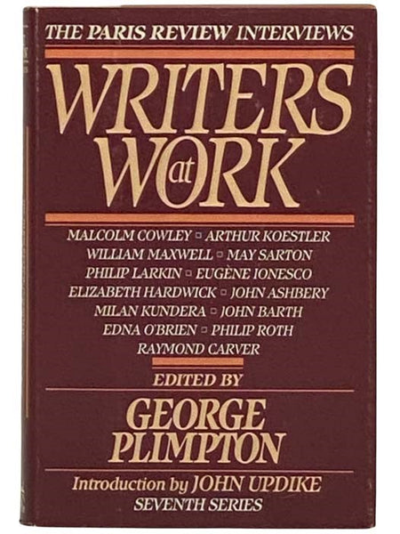 The Paris Review Interviews Writers at Work (Seventh Series)