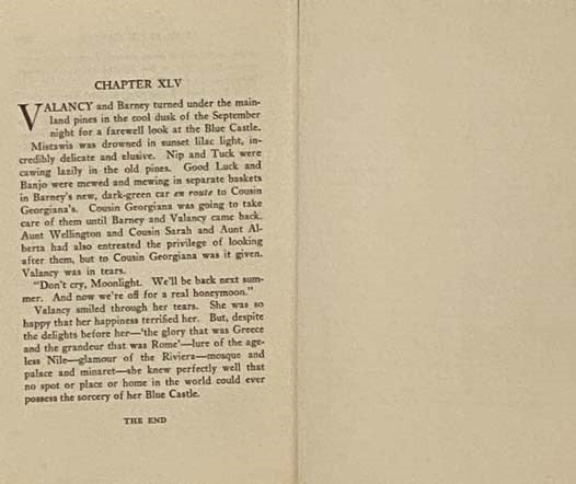 The Blue Castle: A Novel [A Love Story of the North Woods]