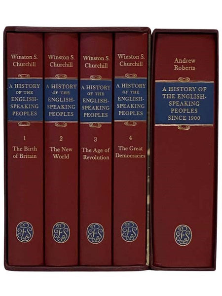 A History of the English-Speaking Peoples Four Volume Set: The Birth of Britain, The New World, The Age of Revolution, The Great Democracies [with] A History of the English-Speaking Peoples Since 1900