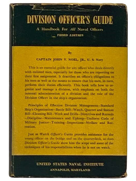 Division Officer's Guide: A Handbook for All Naval Officers