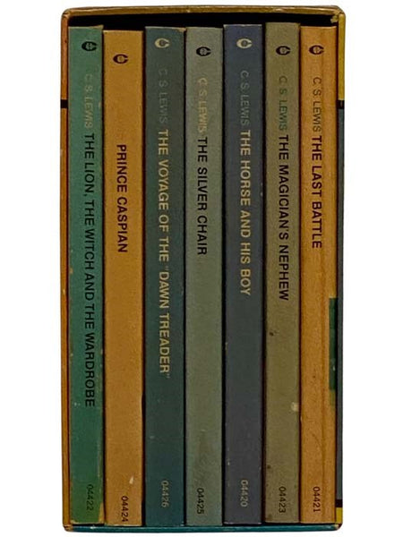 The Chronicles of Narnia, Boxed Set in Seven Volumes: 1. The Magician's Nephew; 2. The Lion the Witch and the Wardrobe; 3. The Horse and His Boy; 4. Prince Caspian; 5. The Voyage of the Dawn Treader; 6. The Silver Chair; 7. The Last Battle