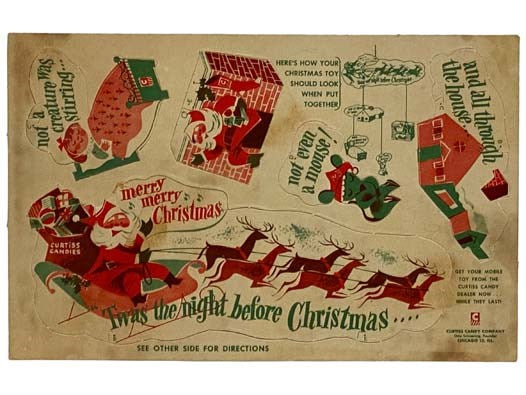 1940s Curtiss Candy Company Mobile Toy Cardboard Cut-Outs