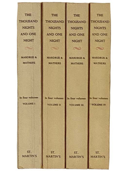 The Book of The Thousand Nights and One Night, in Four Volumes