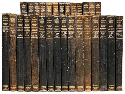 The Encyclopaedia Britannica, in Twenty-Nine Volumes (Eleventh Edition) [Encyclopedia, 29]