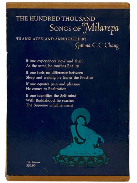 The Hundred Thousand Songs of Milarepa, in Two Volumes