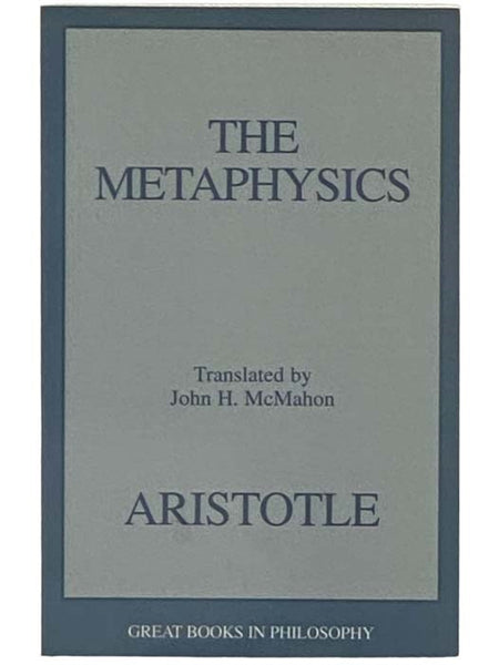 The Metaphysics (Great Books in Philosophy)