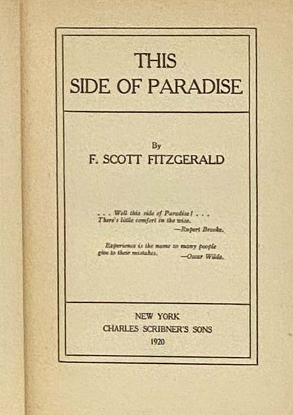 This Side of Paradise