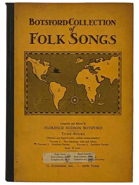 Botsford Collection of Folk Songs, with English Versions by American Poets (Volume Two of Three)