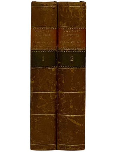 Rapports du Physique du Moral de l'Homme, Tome Premier et Second.