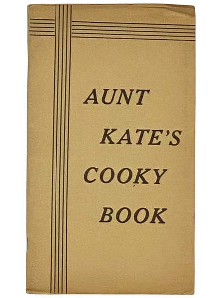 Aunt Kate's Cooky Book [Cookie]