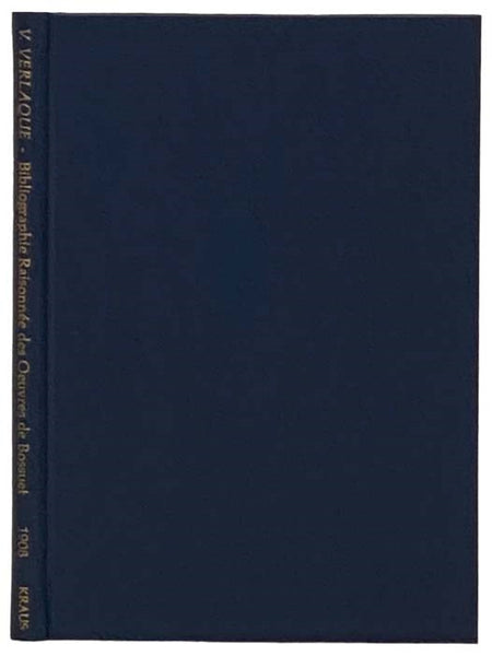 Bibliographie Raisonnee des Oeuvres de Bossuet