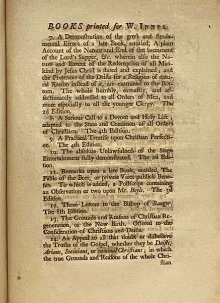 Sammelband of Ten Mid-18th Century London Sermons: A Sermon Preach'd before the Honourable House of Commons, at Margaret's Westminster, on Monday, May 29, 1732.; A Sermon Preached before the Trustees for Establishing the Colony of Georgia in America; at …