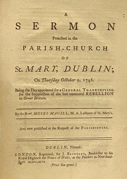 Sammelband of Ten Mid-18th Century London Sermons: A Sermon Preach'd before the Honourable House of Commons, at Margaret's Westminster, on Monday, May 29, 1732.; A Sermon Preached before the Trustees for Establishing the Colony of Georgia in America; at …