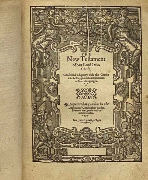 1597 Geneva 'Breeches' Bible: The Old and New Testament, with Apocrypha, Bound Together with Two Concordances and The Whole Book of Psalmes