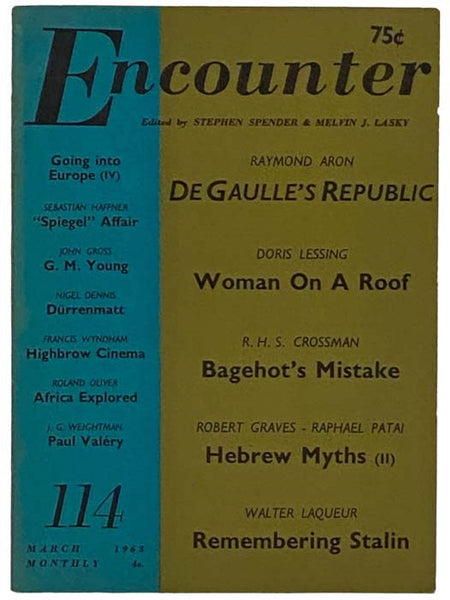 Encounter (March 1963, Vol. XX, No. 3)