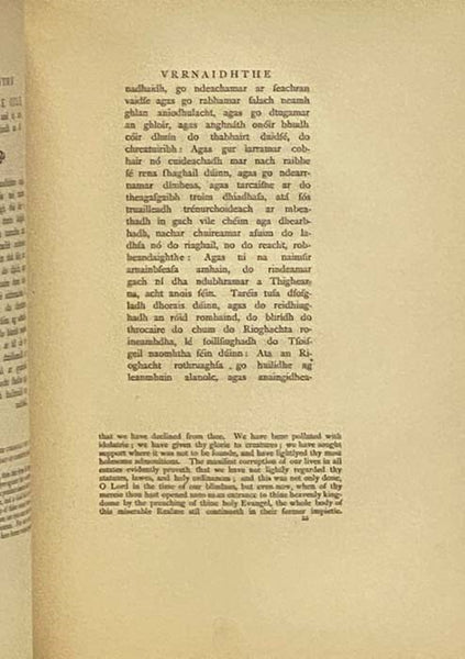 The Book of Common Order, Commonly Called John Knox's Liturgy. Translated into Gaelic Anno Domini 1567 [Order of Geneva]
