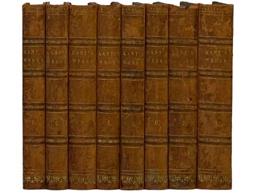 Immanuel Kant's Sammtliche Werke, in Chronologischer Reihenfolge [in Acht Banden]