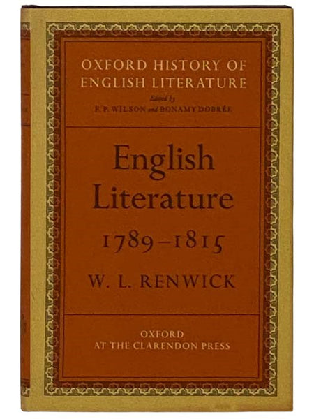 English Literature 1789-1815 (Oxford History of English Literature)