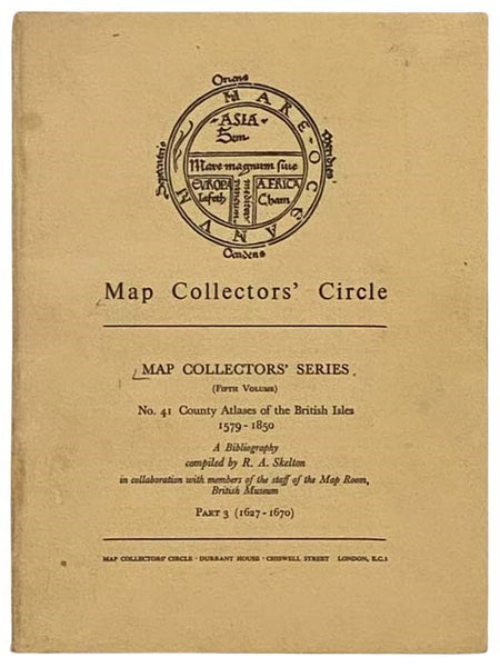 County Atlases of the British Isles, 1579-1850: A Bibliography, Part 3 (1646-1670), No. 41
