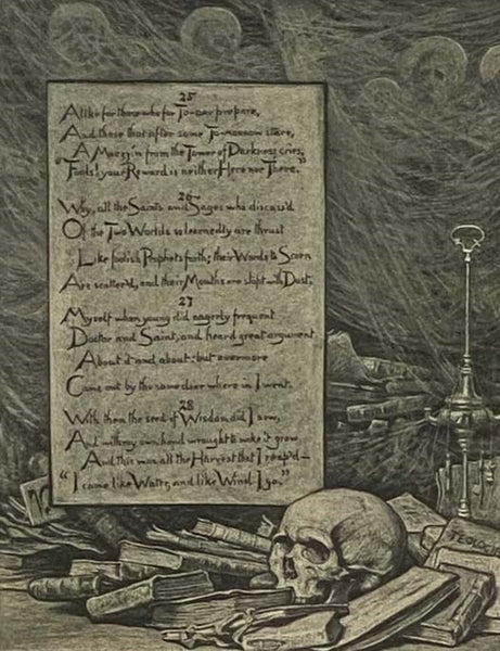 Rubaiyat of Omar Khayyam, the Astronomer-Poet of Persia, Rendered into English Verse by Edward Fitzgerald, with an Accompaniment of Drawings by Elihu Vedder