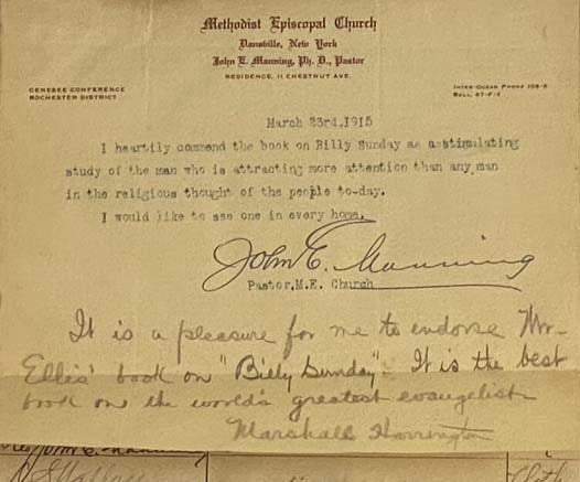 Billy Sunday: The Man and His Message, with His Own Words Which Have Won Thousands for Christ (Salesman's Dummy)