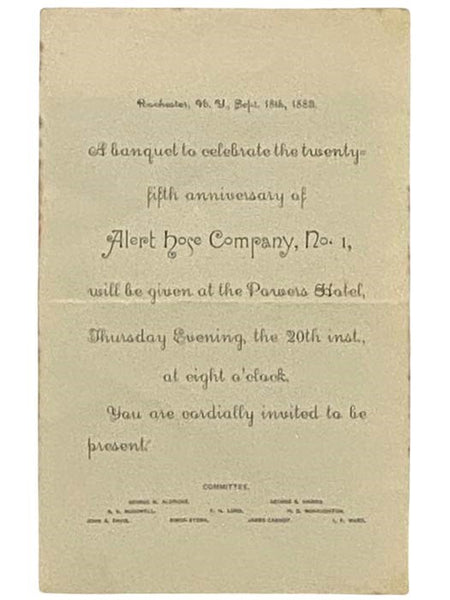 Charter, By-Laws and History of the Rochester Fire Department, from 1817 to 1882; together with the Dedication of the Firemen's Monument, Thursday, September 9th, 1880.