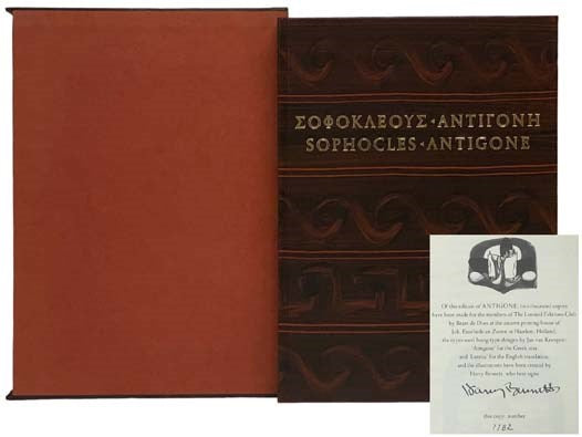 Antigone: The Greek Text Translated into English Verse