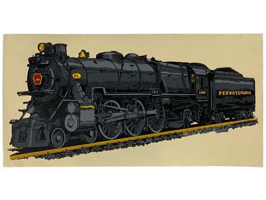 1974 John Terry Locomotive Color Decal