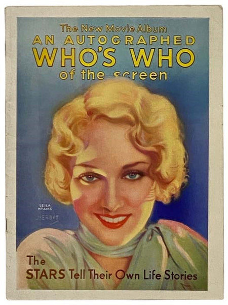 The New Movie Album: An Autographed Who's Who of the Screen