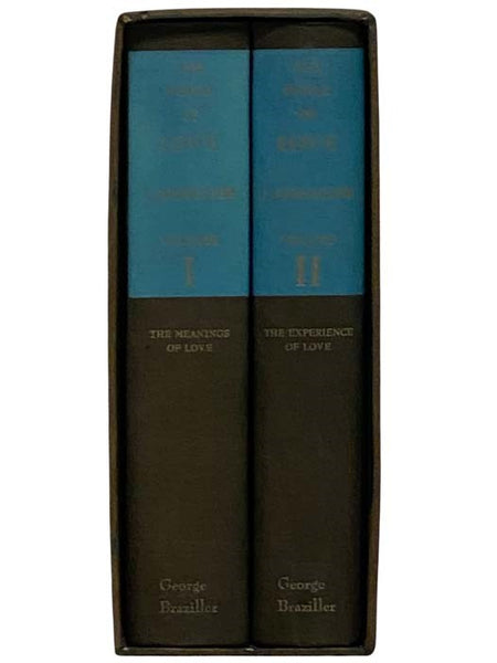 The World of Love, in Two Volumes: Volume I. The Meaning of Love; Volume II: The Experience of Love